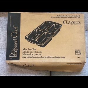 Pampered chef mini loaf pans